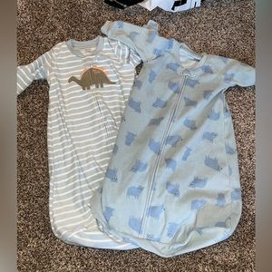 Carters 3-6 month fleece sleep sack bundle
